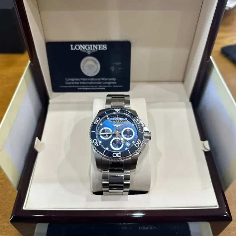 Longines HydroConquest Automatic Blue Dial Men's Watch- L3.783.4.96.6